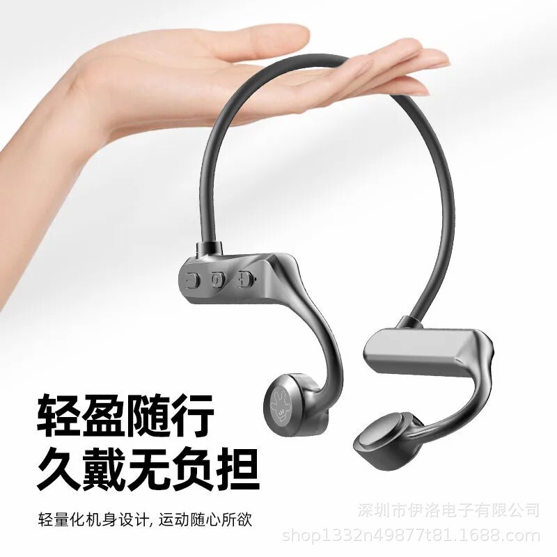 Wireless Bluetooth Headset Bone Sound Conduction Concept Wireless Bluetooth Headset Running Sports Not Ear Factory Wholesale