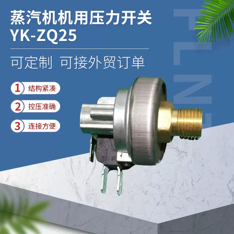 蒸汽机机用压力开关YK-ZQ25 厂家直供 可定制 可接外贸订单
