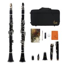 厂家批发LADE单簧管降B调17键胶木黑管学生成人考级乐器黑管套装