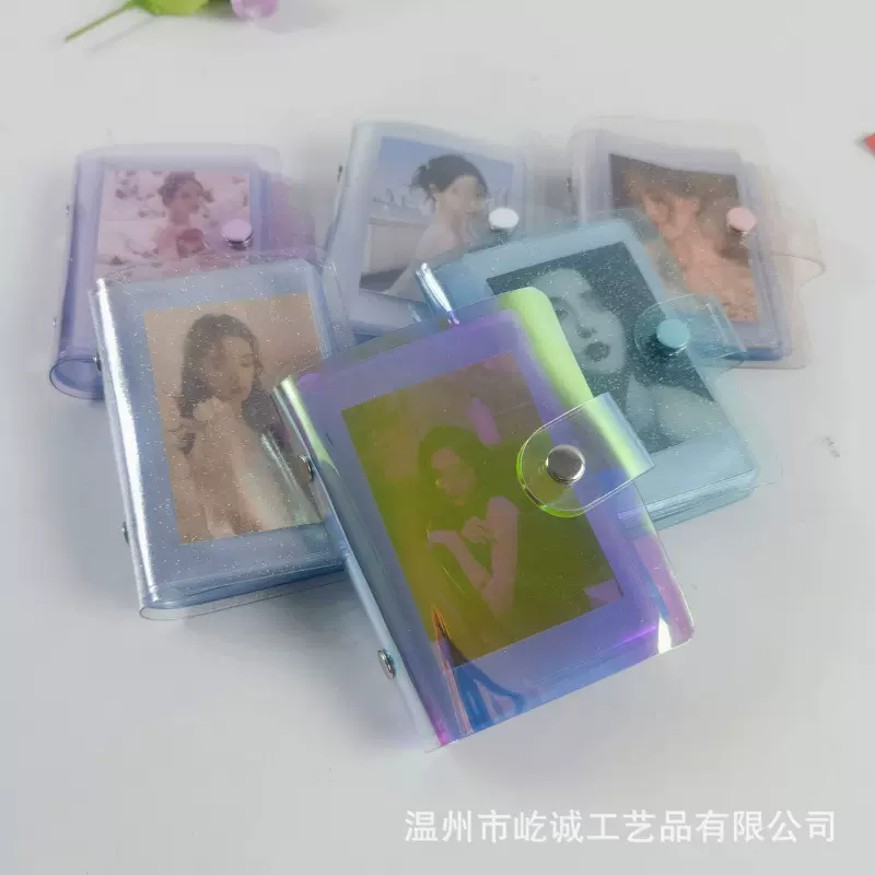 批发供应pvc相册迷你小号亮片迷你拍立得相册 卡包3寸4寸相册卡册