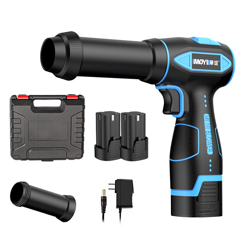 New Turbine Fan Household Dust Blower Lithium Battery Industrial Hair Dryer High Power Violent Fan Electric Hair Dryer