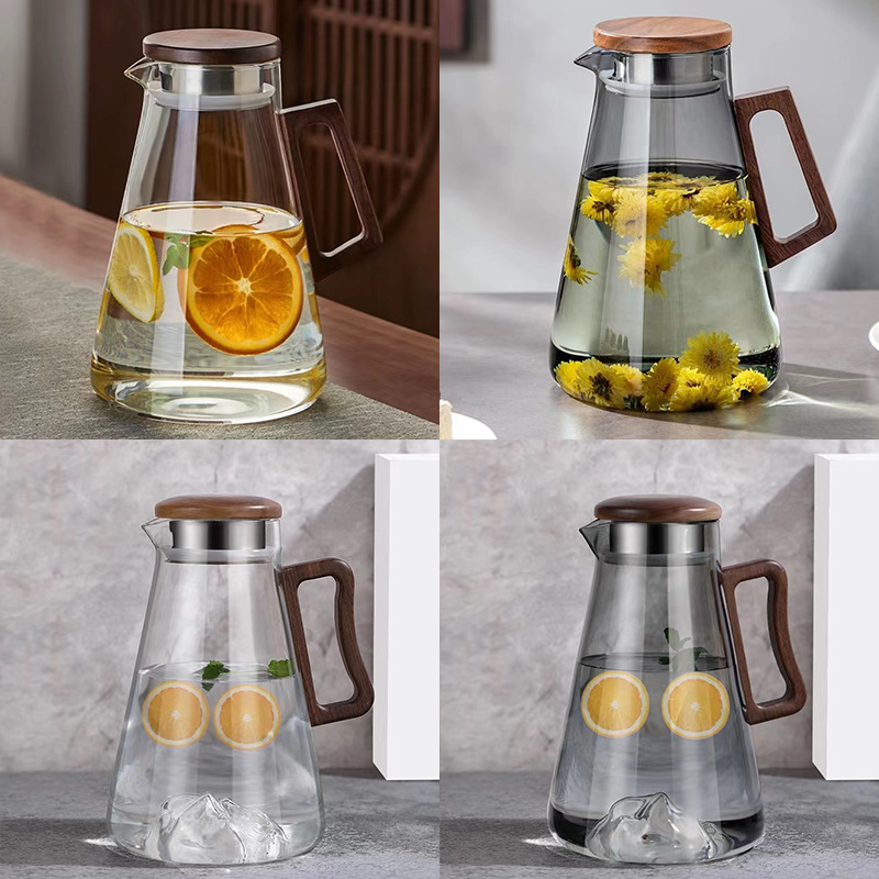 Hervidor frío de alto valor, hervidor de vidrio, resistente a altas temperaturas, taza de agua hervida fría para el hogar, tetera, juego de hervidor de gran capacidad image 5