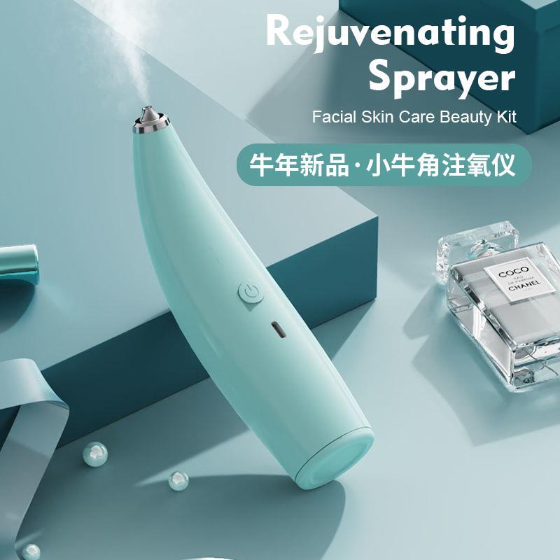 Oxygen injection meter household handheld atomizer sprayer hydration meter high pressure water oxygen meter face portable mini beauty salon