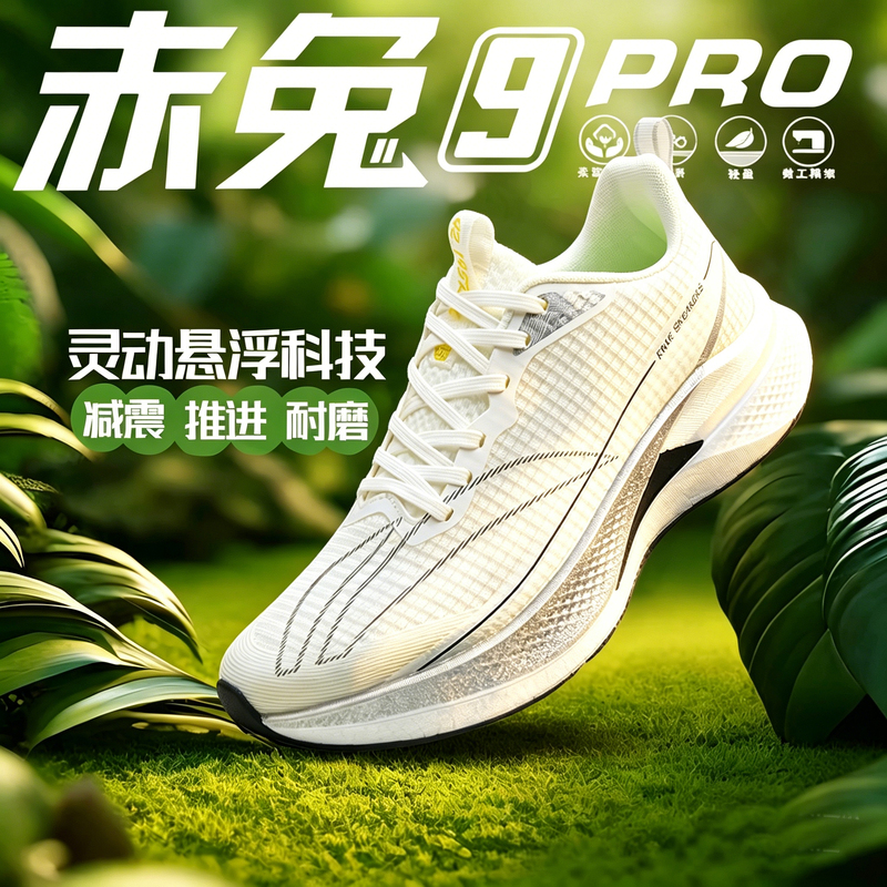 Red Rabbit 9Pro Carbon Plate Men's Running Shoes New Model Youth Breathable Ultra-Light Shock-Absorbing Running Shoes Kidsren's White Sports Shoes Red Rabbit 9Pro Carbon Plate Men's Running Shoes New Model Youth Breathable Ultra-Light Shock-Absorbing Running Shoes Kidsren's White Sports Shoes