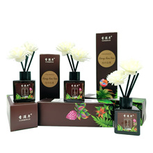 香薰香满年高档精油空气清新剂50ml扩香无火液体棒植物香薰