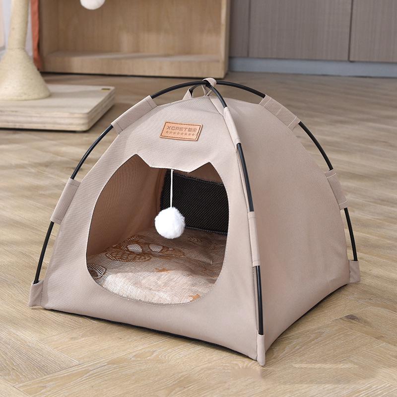 갈색 고양이 머리 모양