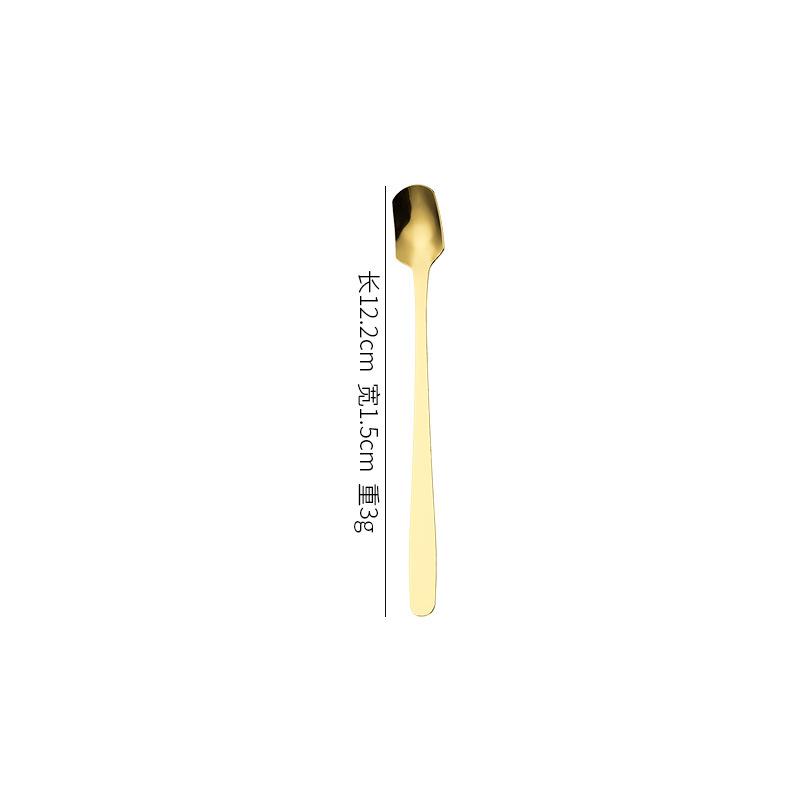 골드 스퀘어 헤드 스푼 No.4