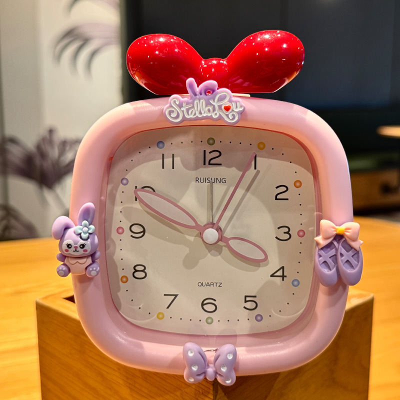 2025 nuevo lindo reloj de despertador especial para estudiantes despertar artefactos del dormitorio de niños silencioso tiempo de caminata reloj de escritorio