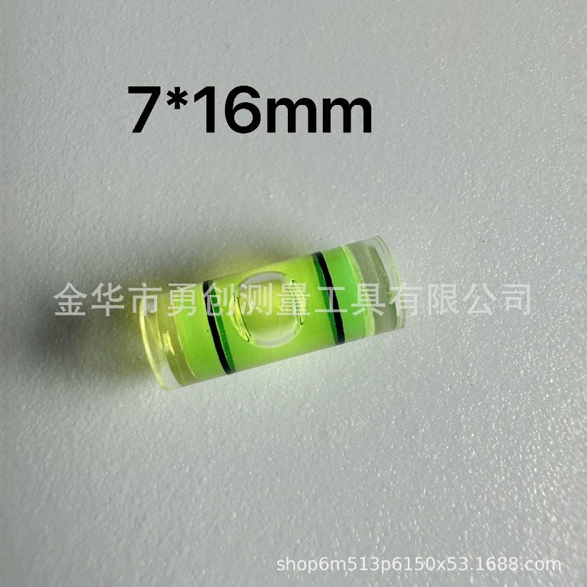 Производитель поставляет горизонтальные пузырьки 7*16 цилиндрических горизонтальных пузырьков