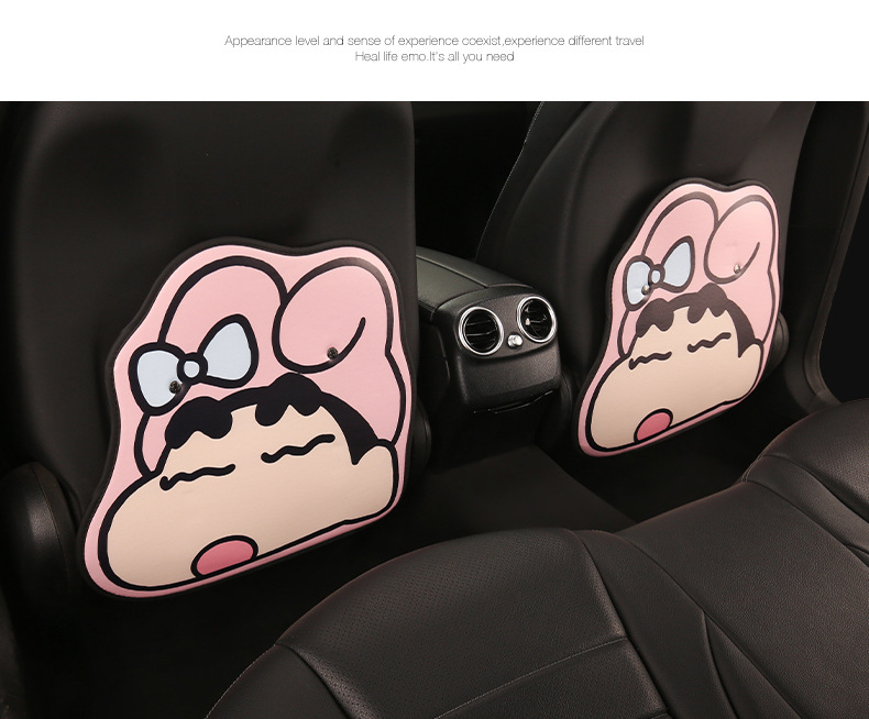 Crayon Shin-Chan Ladies Cute Cartoon Car Seat Back Anti-Kick Pad Car Seat Rear Seat Back Anti-Fouling Pad