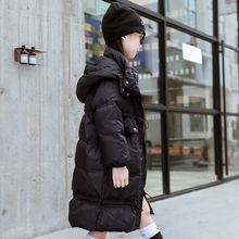 兒童羽絨服2022冬裝女童中長款加厚小童中童大童寶寶韓版童裝外套