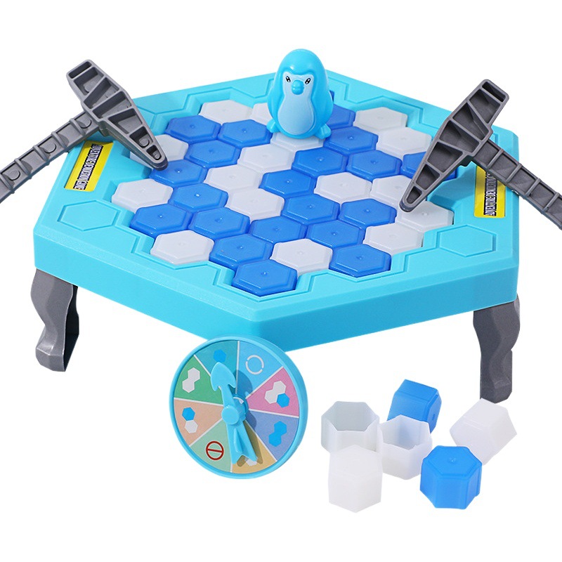 Pingüino romper el hielo juguete golpear el hielo pingüino romper el hielo Pingüino salvar Pingüino niños escritorio padre-hijo juguete interactivo