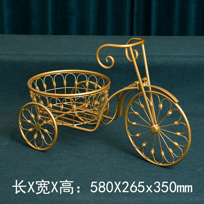 Estilo europeo creativo estante de la boda de hierro de tres capas de la bicicleta de la boda de cumpleaños de múltiples capas soporte de la torta soporte de postre soporte de exhibición