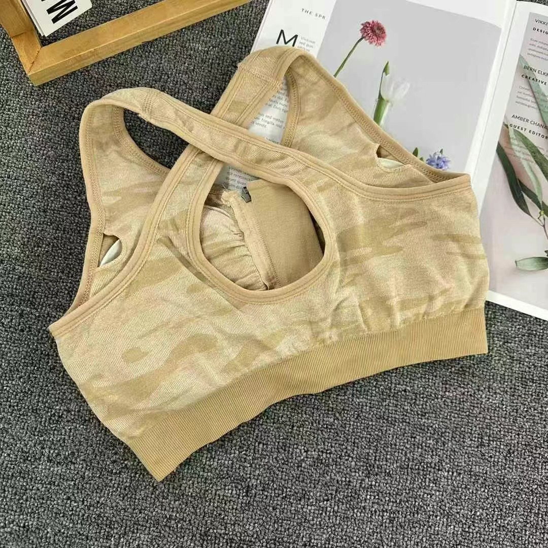 3378 # sujetador ropa interior deportiva profesional a prueba de golpes para mujer fitness yoga cremallera delantera sin anillo de acero chaleco para correr