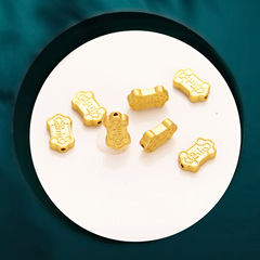 サンドゴールドアクセサリー diy ジュエリーアクセサリー古代ゴールドサインビーズブレスレットブレスレット織りビーズ素材