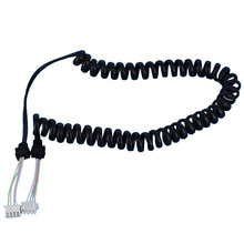 1002PH 4P4C 供應PH頭帶卡口電話彈簧線 帶卡口PH頭電話彈弓線