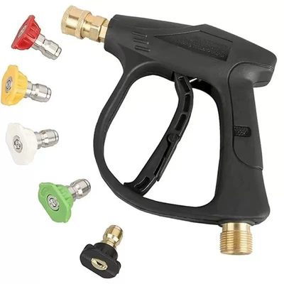 Gun Spray Gun Set Portable — Car cleaning tools - short-gun-outer-wire-22-inner-hole-14-five-colors