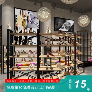 诚冠展柜定做鞋店烤漆展柜鞋子展柜皮具鞋店鞋柜商场店铺开店展柜