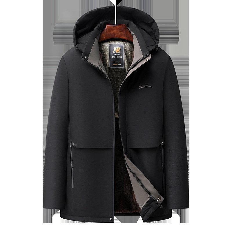 Chaqueta Acolchada con Grafeno y Felpa Térmica para Hombre