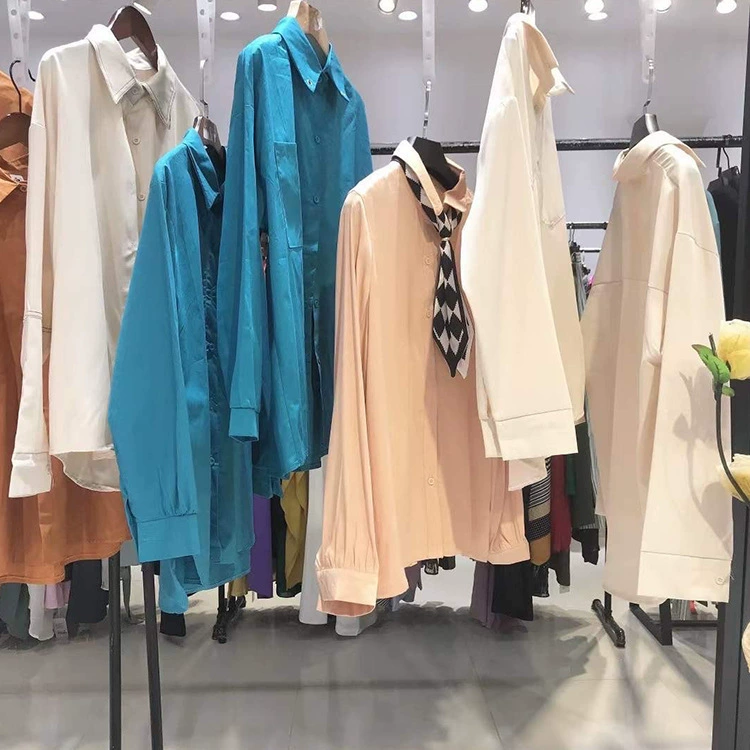 Ацетатная рубашка 2022 темпераментная мода нежный ветер тонкий топ с длинными рукавами