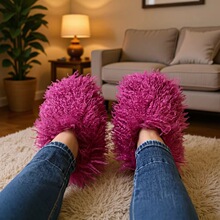 新款外贸跨境仿滩羊毛毛保暖女士棉拖鞋雪地靴Mongolian fur slid