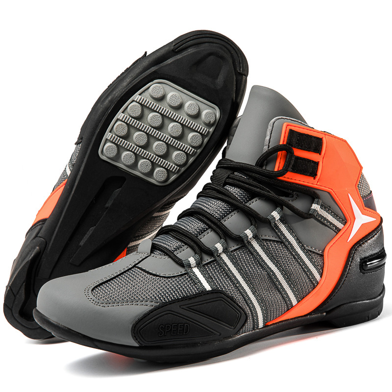 Cross border Large Locomotive shoes Motorcycle shoes,Mesh cycling shoes 36 -- 47 outdoors non-slip wear-resisting