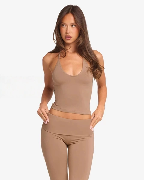 Caramel (strap halterneck)
