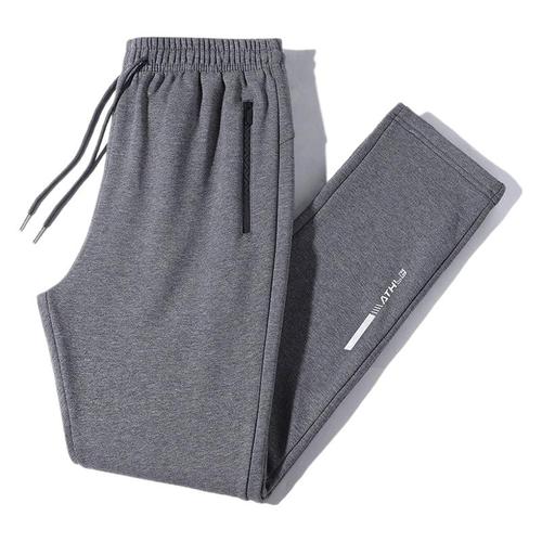 Direct Manufacturer Sales 2024 Summer Cotton-Like Volume Men's Fashion Print Plus Size Men's Straight Leg Casual Pants