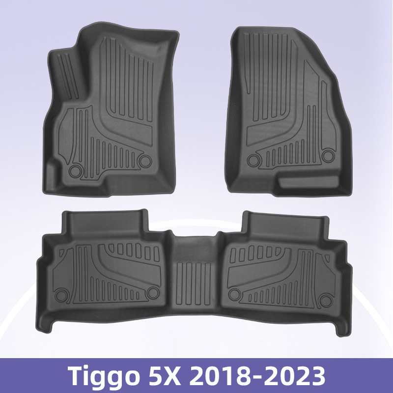 Aplicable a Cherry Tiggo 5X 2017 - 2024 3D todo el tiempo TPE cojín de automóvil maletero