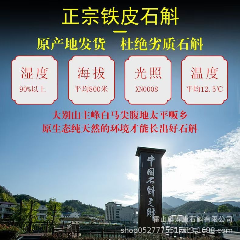 Tie Pi Shi Hu Dried Dendrobium Stems 500g Huoshan Tie Pi Shi Hu for Soup Tea and Wine Infusion overview
