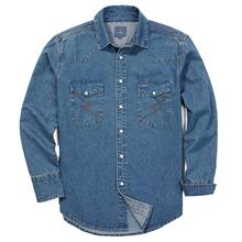 V 36510 Solid Denim Long-sleeve ��ɫţ�г������羳�¿�ŷ����