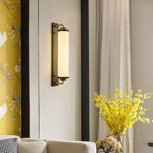 新中式壁灯客厅背景墙中国风现代设计师个性创意卧室床头简约壁灯