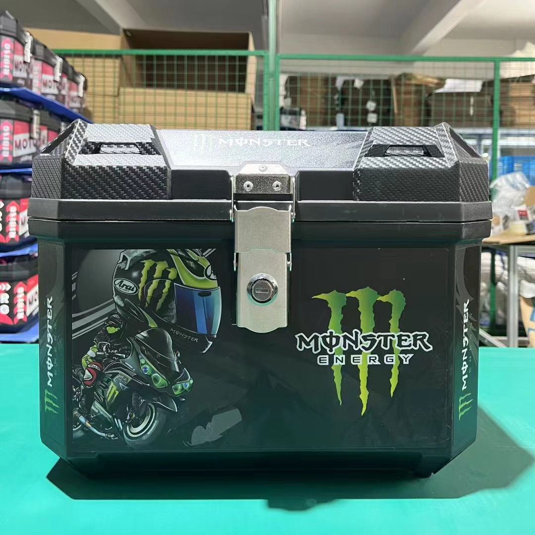 Electric car storage box motorcycle takeaway tail box battery car trunk large large capacity thick durable universal