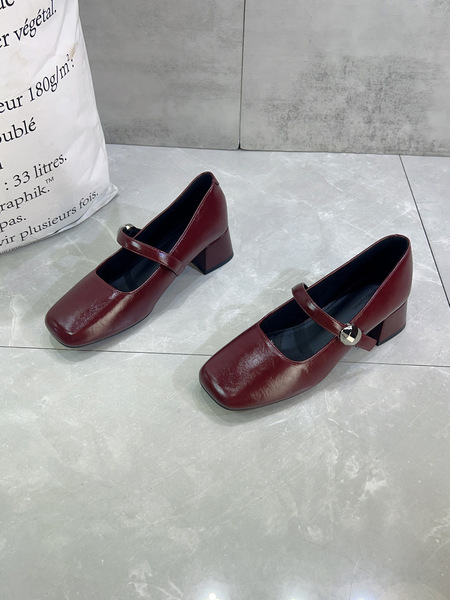 French vintage thick-heeled Mary Jane women's shoes 2025 autumn new…