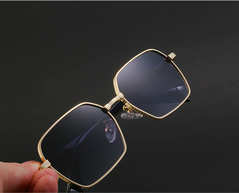 Men's Fashion Geometric Square Sunglasses display picture 5