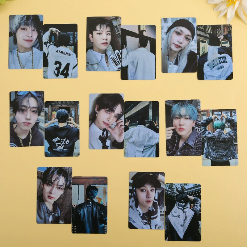 Коллекционная карточка (STRAY KIDS) Спецвыпуск HOP, 5,4×8,6 см, варианты участников и дизайнов