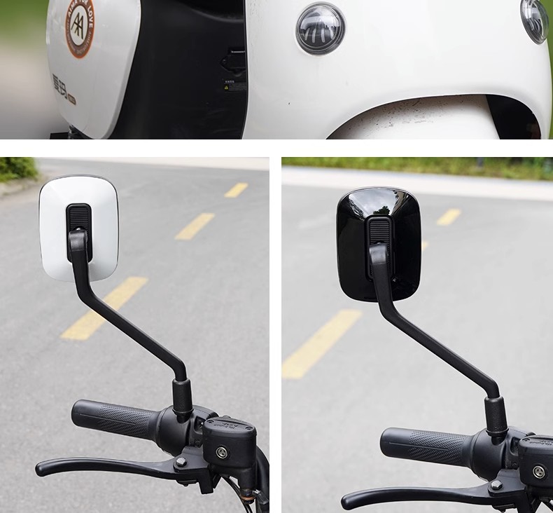 Electric Vehicle Rearview Mirror, Universal Reflective Mirror, High-Definition Convex Mirror, Square Bicycle Reversing Mirror