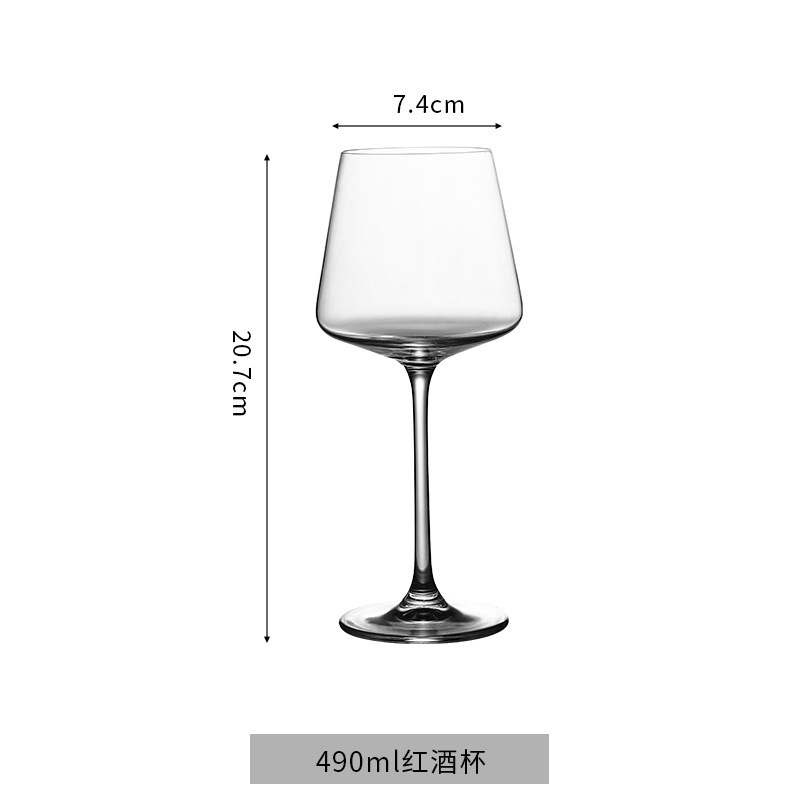 Copa de vino tinto de vidrio de cristal Copa de vino tinto de champán Copa de vino creativa Copa de vino copa de vino clásico de lujo