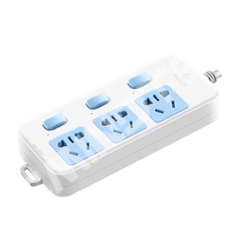 GN-314 10A 250V 1.8m导线 带线插座 白蓝色