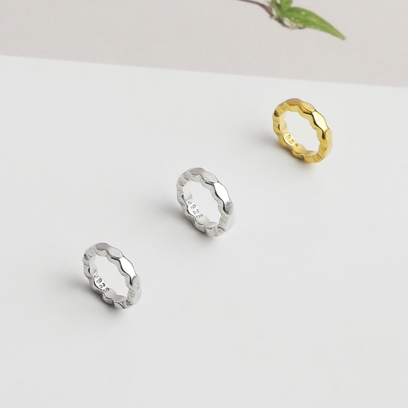 S925 Sterling Silver Gold-Plated Silver Beads DIY Beaded Braided Bracelet Necklace Round Gear Spacer Accessories S925 Sterling Silver Gold-Plated Silver Beads DIY Beaded Braided Bracelet Necklace Round Gear Spacer Accessories