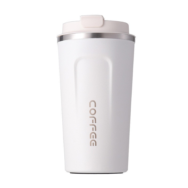 Taza de café de segunda generación de automóvil simple vacío doméstico 304 taza de aislamiento térmico de acero inoxidable portátil a prueba de fugas taza de mano gruesa