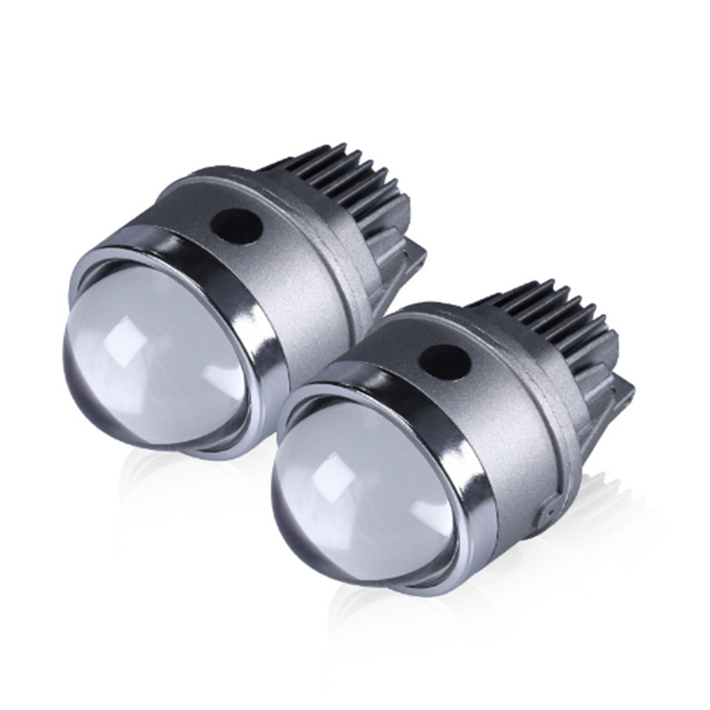 Lámpara de niebla tricolor modificada con lámpara de niebla LED de doble luz de distancia y cerca integrada lente de lámpara de niebla tricolor