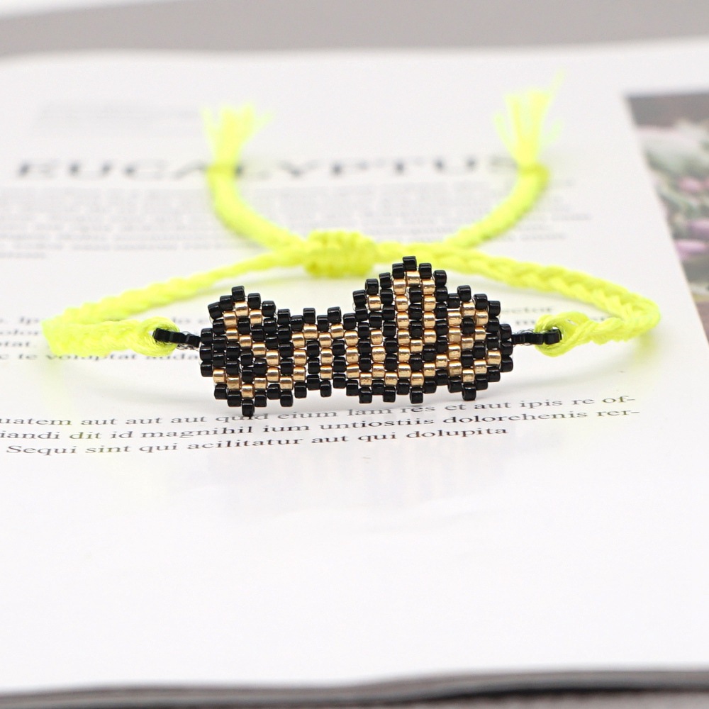 Bohemian Miyuki Beads Handwoven LOVE Letter Beads Stackable Small Bracelet Female Giftpicture6