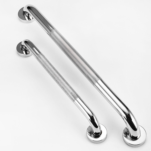 Manufacturer supply stainless steel anti-slip ribbed handrail straight type barrier-free handrail bathroom shower handle wholesale