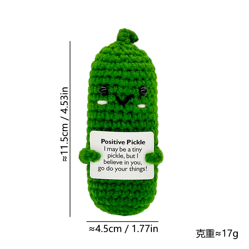 Muñeco Tejido a Mano de Felpa Decorativo para Escritorio y Regalo image 9