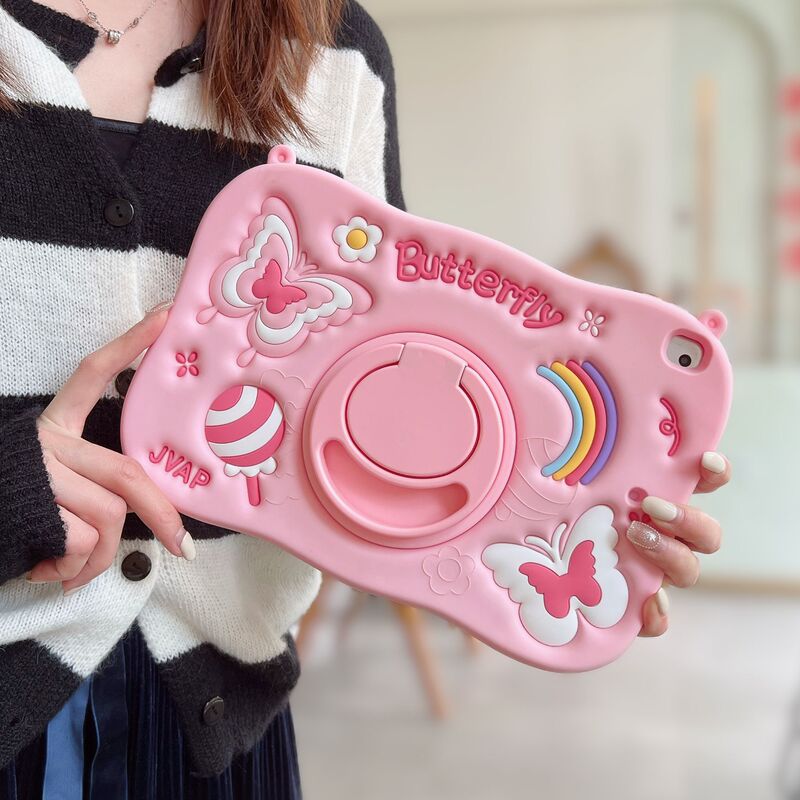 In-Stock iPad Protective Case with Rotating Butterfly Design for Samsung A11/A9/A9Plus/A9+ A11+ Tablet Cover In-Stock iPad Protective Case with Rotating Butterfly Design for Samsung A11/A9/A9Plus/A9+ A11+ Tablet Cover