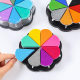 Cross-border color detachable 8-color petal water drop printing desk office special silicone seal ink pad diy hand account rubber stamp