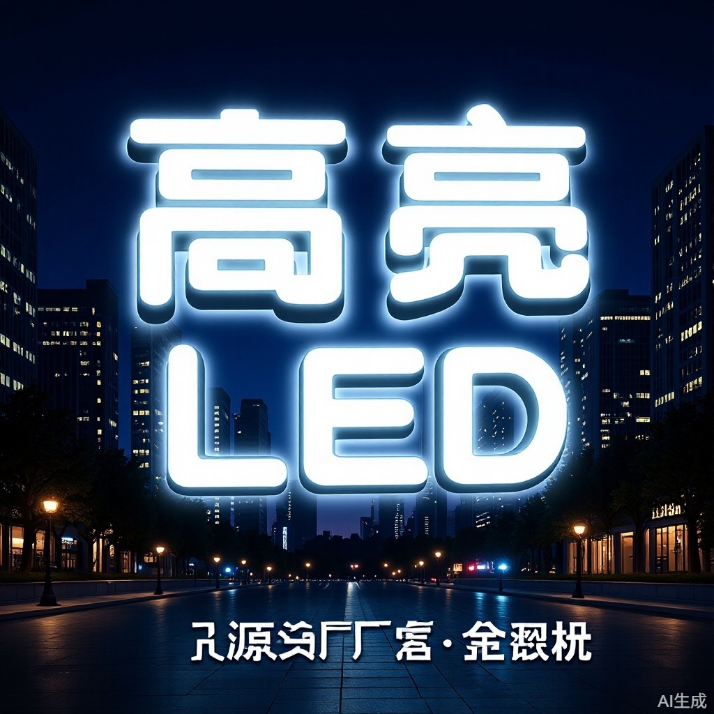 跨境亚马逊LED定制户外室内门头招牌亚克力广告牌不锈钢背发光字