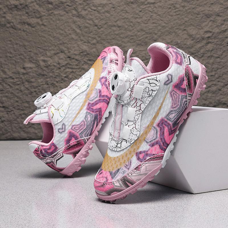 Zapatos de Fútbol Infantil con Tacos Rotos de Malla y Caucho Transpirable para Entrenamiento image 1
