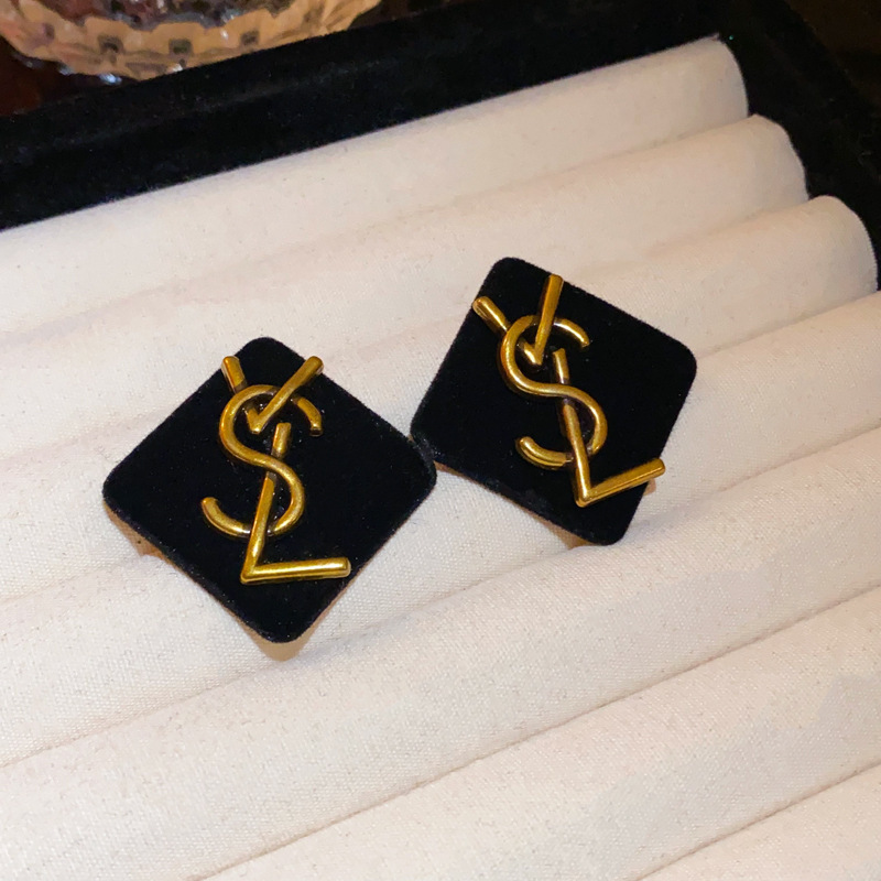 3# silver needle-black-gold letters